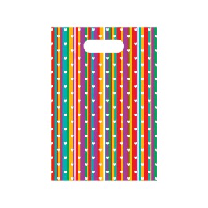 BOLSA RIÑON FANTASIA x 50u 40x50 BARRAS MULTICOLORES